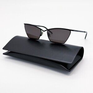 NEW SAINT LAURENT SUNGLASSES SL637 001 BLACK CAT EYE WOMEN EYEWEAR SL 637 001